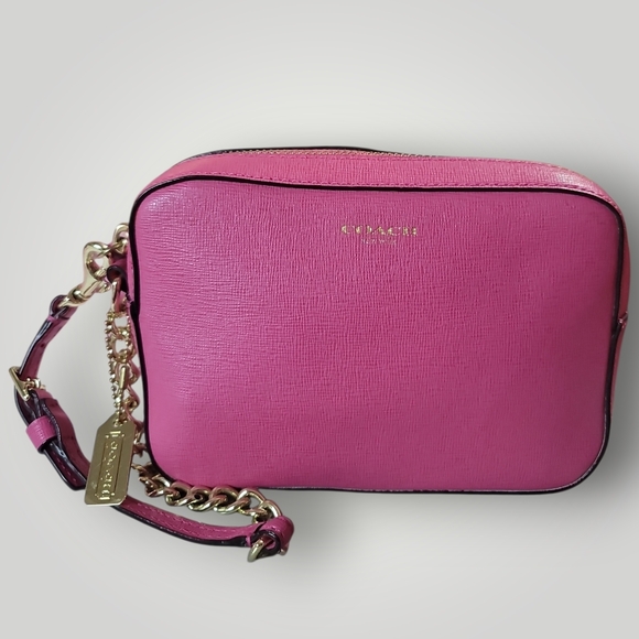 COACH Saffiano Leather Flight 2013 Wristlet Clutch Style 49790 EUC - Picture 2 of 8